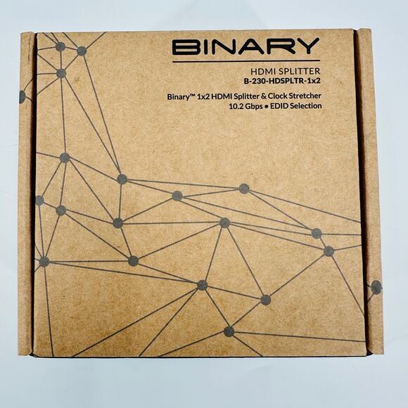 Binary 230 Series 1x2 HDMI Splitter & Clock Stretcher (B-230-HDSPLTR-1x2) NIB - Picture 1 of 7